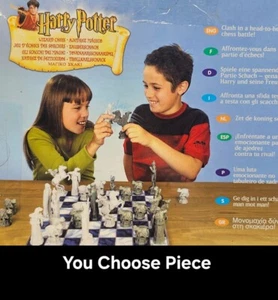 Harry Potter Wizard Chess 2002 Replacement Pawn Rook Knight Bishop King Queen - Picture 1 of 13
