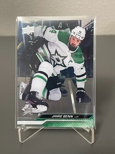 2023-24 Upper Deck Series 1 Jamie Benn Clear Cut #58 Dallas Stars