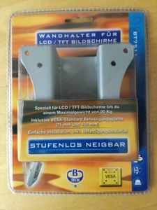 Wandhalter LCD TFT Bildschirme Monitor Befestigung für Vesa 75mm und 100 mm  - Bild 1 von 2