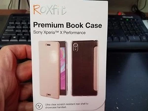 ROXFIT SONY Xperia X PERFORMANCE Premium Book / Flip Case - PRE5163G GOLD COLOR - Picture 1 of 4