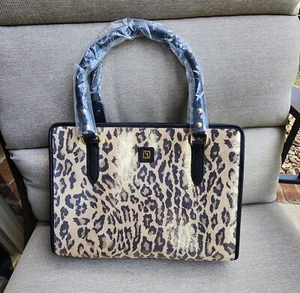 Lodis Leopard Metalic Print Purse Handbag - Picture 1 of 15