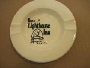 OLD VINTAGE DON'S LIGHT HOUSE CIGAR TOBACCO ASHTRAY ADVERTISING - Picture 1 of 2