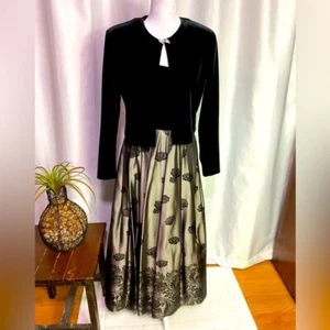 Petra Vintage Dress With Bolero Jacket Size 8 - Picture 1 of 13