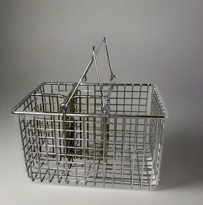 EUC Silverware Caddy Napkin Holder Organizer Picnic Condiments  Metal - Picture 1 of 11