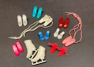 Vintage Barbie Open Close Toe High Heel Shoes Lot 10 Pair JAPAN KOREA HONG KONG - Picture 1 of 13