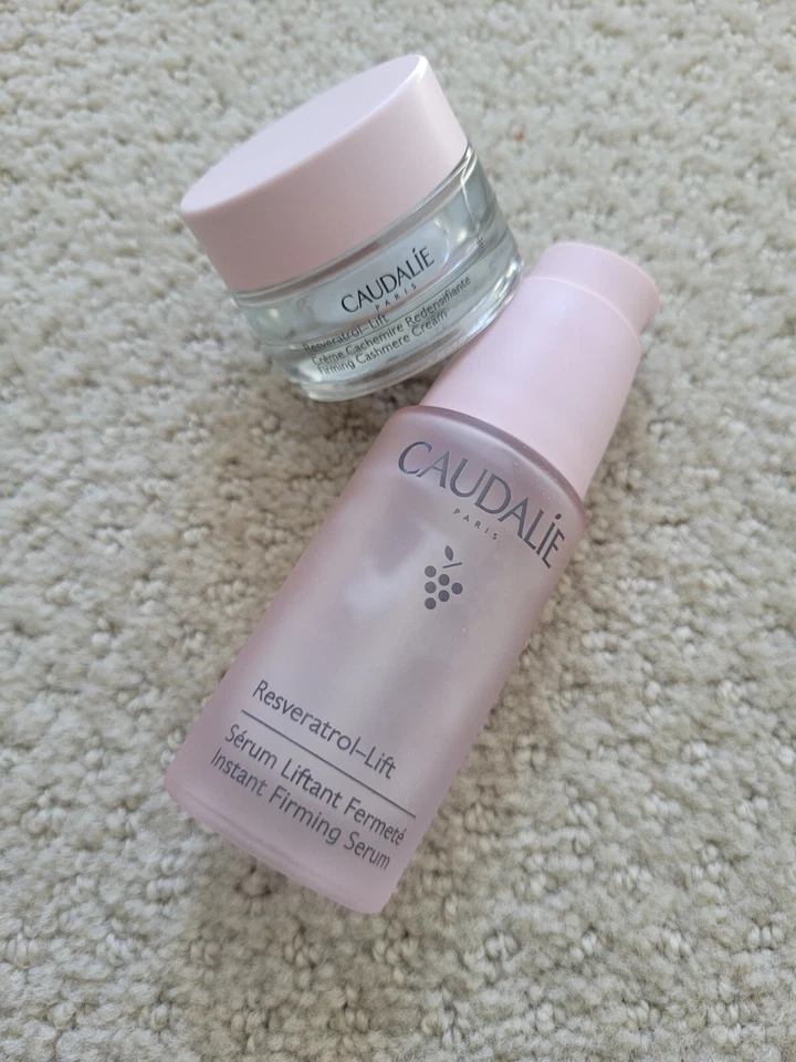 Caudalie Resveratrol Lift recipientes vazios garrafa recarregável com bomba frasco pequeno - Imagem 1 de 1