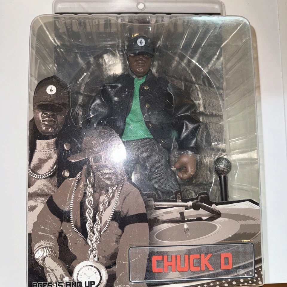 Mezco Public Enemy Chuck D Limited Action Figure From Comic Book 33500