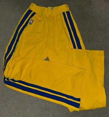 Vtg Golden State Warriors '86 Sand Knit Team Issued Warm Up Tearaway Pants 32x36 - Image 1 of 4