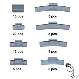 Harzole P-M70 P style Lead Free Wheel Weight Kit 70pcs - Picture 1 of 7