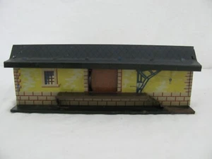 Prewar Bing Germany Tin Lithograph O Gauge Train Freight Station VG - Picture 1 of 10