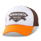 Kenworth Trucks Orange and Brown Foam Screenprint Trucker Hat/Cap