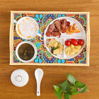 Diamond Painting Nesting Food Trays Landscape with Handle Horse for Serving Food