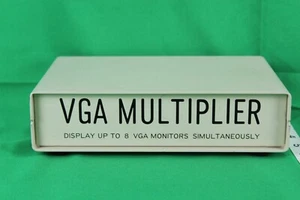 USED 8 PORT VGA MULTIPLIER DISPLAY UP TO 8 VGA MONTIORS SIMULTANEOUSLY DC 9V IN - Picture 1 of 6