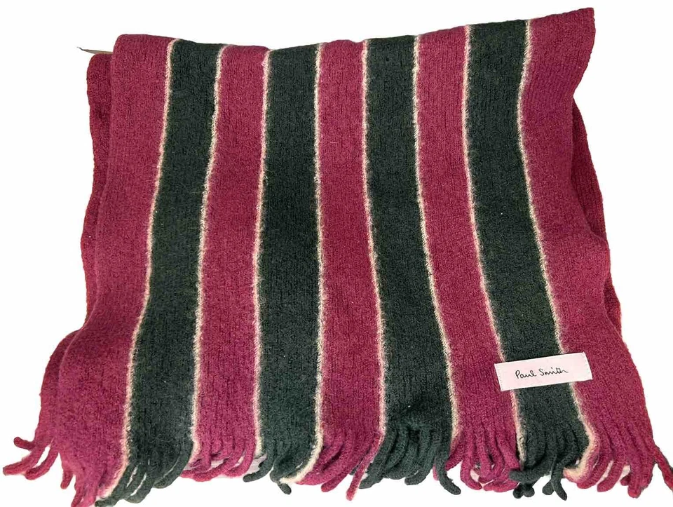 Bufanda Paul Smith - Púrpura y Verde - Súper Suave Foto 1 de 4