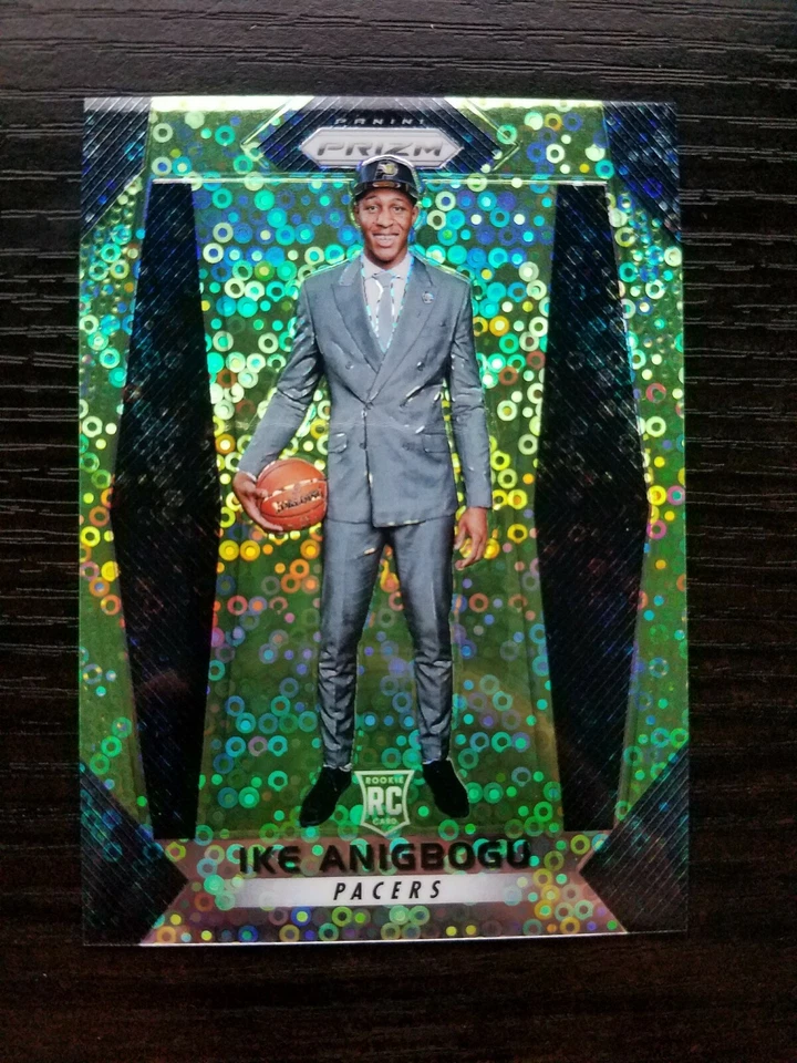 2017-18 Panini Prizm Prizms Fast Break Neon Green #226 Ike Anigbogu ROOKIE RC /5 - Image 1 of 1