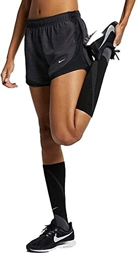 Women's XS Nike Shorts Tempo Core 3" DB4487-083 Gray/Black Gym Running Run