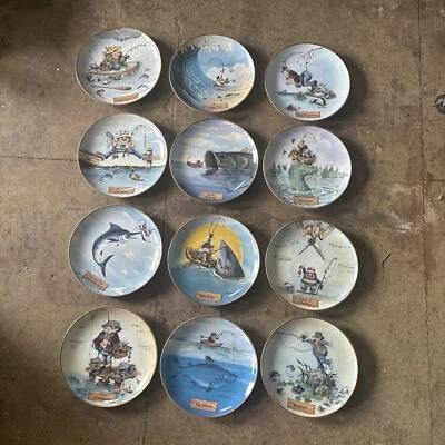 THE ART OF FISHING by GARY PATTERSON - SELECTION OF PLATES. - Image 1 of 4