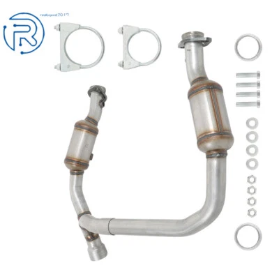 For 2006-2008 Dodge RAM 1500 3.7L & 4.7L Y-Pipe Catalytic Converters Direct Fit - Image 1 of 4