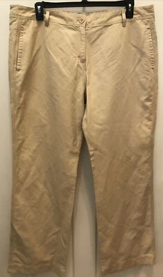 Pantalones chinos informales de negocios Boden para hombre talla 42/33 beige mezcla de lino  Foto 1 de 4
