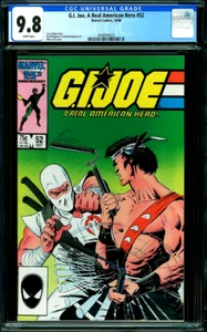 GI JOE A REAL AMERICAN HERO #52 CGC 9.8 ⭐⭐ Copper Age MARVEL COMICS 1986 - Picture 1 of 1