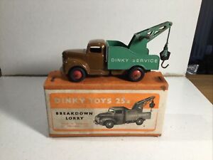 Dinky Toys 25x breakdown Lorry/ Truck Tow Truck Within Its Original Box