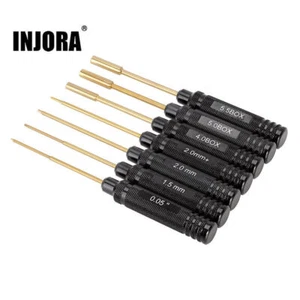 INJORA HSS Hex Screwdrivers Thin Walled Nut Drivers for 1/18 1/24 RC Crawler - Picture 1 of 10