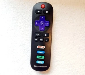 OEM TCL ROKU TV Remote Control with NETFLIX/ Disney+/ HULU / SLING buttons - Picture 1 of 1