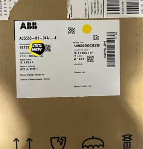 ACS580-01-04A1-4 ABB 1.5KW Nuevo En Caja - Imagen 1 de 2