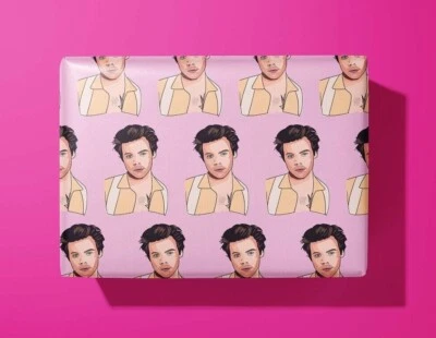 Harry Styles Wrapping Paper - Hand Made - Gift Wrap