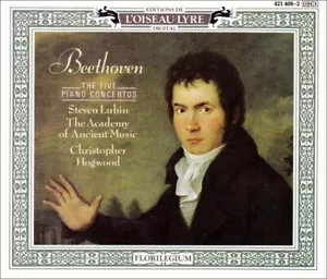 Beethoven: i 5 Concerti Per Pianoforte / Steven Lubin, Christopher Hogwood - Imagen 1 de 2