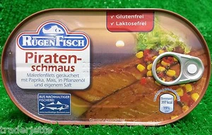 (14,95€/kg) Piraten Schmaus von Rügenfisch Makrelenfilet geräuchert Rügen Fisch - Bild 1 von 1