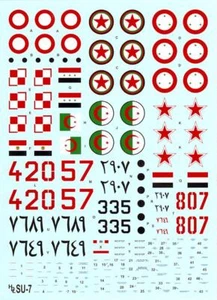 Hi Decals 1/48 SUKHOI Su-7 BMK/BKM "FITTER A" Soviet Jet Fighter - Picture 1 of 6