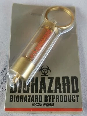 Rare Hong Kong Capcom Comic BIOHAZARD BYPRODUCT Promo G-Virus Glass Tube Bottle  - Image 1 of 4