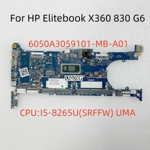 6050A3059101 For HP Elitebook X360 830 G6 Motherboard CPU I5-8265U L64982-601 - Picture 1 of 4
