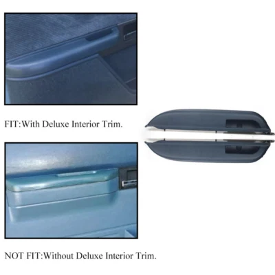 2 piezas para Chevrolet GMC C/K 1500 2500 3500 1990-94 reposabrazos puerta delantera derecha azul  Foto 1 de 4