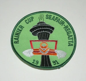 Seattle Rainier Cup Seafair Regatta Boat Race 1991 Patch NOS New Hydrofoil - Picture 1 of 1