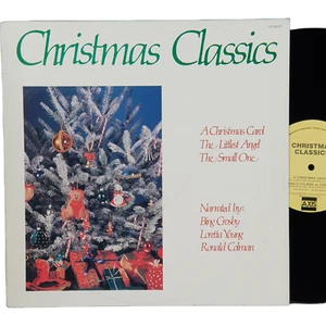 BING CROSBY CHRISTMAS Classics Reissue 1980 Vtg AXIS AX156107 Aus 33 1/3 Rpm 12" - Picture 1 of 7