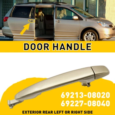 For Toyota Sienna Outside Exterior Sliding Door Handle Set Left/Right Front Rear Foto 1 de 4