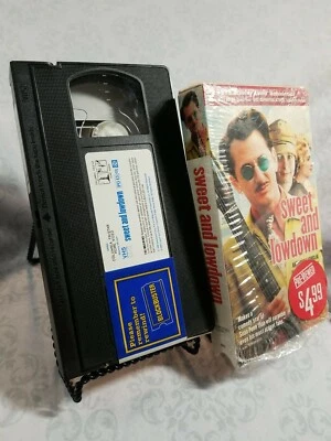 Sweet and Lowdown VHS Sean Penn Vintage Blockbuster  - Image 1 of 2