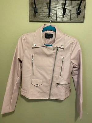Women’s Pink Faux Leather jacket - Image 1 of 4