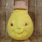 Gerber Wobble Head Blow Mold Baby Toy 8.25 x 6 Yellow Pink Vintage