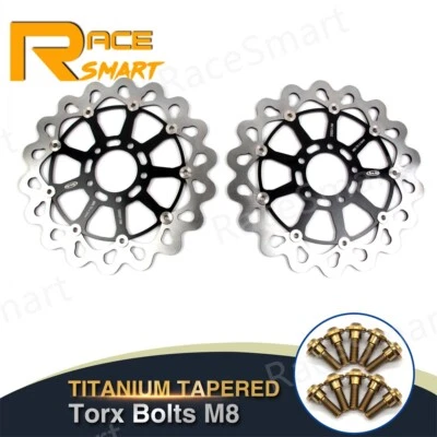 Pernos de montaje de rotores de freno delanteros para Suzuki GSXR750 1996-2003 TL1000S 1997-2001 Foto 1 de 4