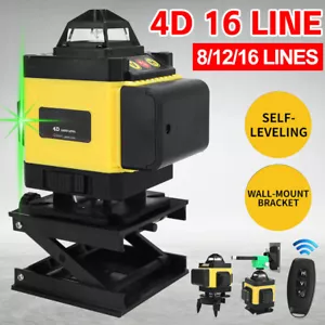 Laser Level 4x360 Cross 16 Line Laser for Construction and Picture Hanging 4D - Picture 1 of 12