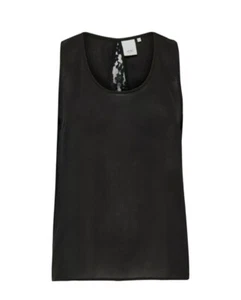 ICHI Top X KATIE Damen Bluse Shirt Top Oberteil Größe L schwarz + Armband gratis - Bild 1 von 6