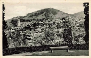 Baden-Baden with view of Merkur Baden-Wurttemberg, Germany Posted 1952 - Picture 1 of 2