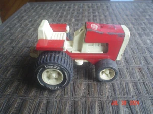 TRACTOR DE CÉSPED TONKA VINTAGE CON CIERTA PÉRDIDA DE PINTURA - 4,25" DE LARGO - SIN VOLANTE - Imagen 1 de 6