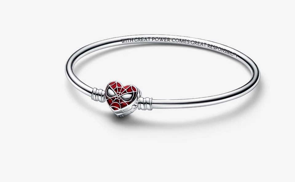 Pandora 592324C01-21 Marvel Bracciale Spider-Man Argento taglia 21 - Immagine 1 di 1