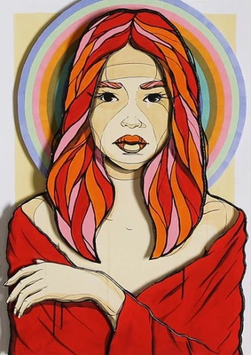 El Bocho - Madonna - 3D-Konstruktion - handsigniert - Bild 1 von 4