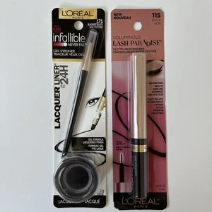 (2)L'Oreal Infallible Liquid Eyeliner Gel Formula #171-Blackest Black,#115-black - Picture 1 of 2