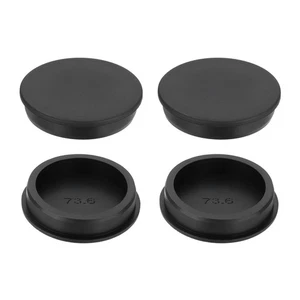 Tapones de goma tipo t de alta temperatura negros de 73,6 mm con orificio de silicona de 4 piezas - Imagen 1 de 7